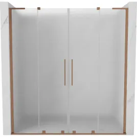 mexen-velar-l-duo-drzwi-prysznicowe-rozsuwane-180-cm-szron-miedz-szczotko