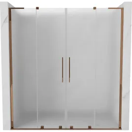 mexen-velar-l-duo-drzwi-prysznicowe-rozsuwane-200-cm-szron-rozowe-zloto-