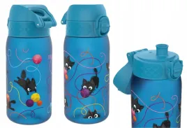 bidon-dzieciecy-butelka-na-wode-dla-dzieci-ion8-cats-niebieski-350-ml