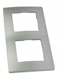 legrand-niloe-ramka-podwojna-aluminium-397042-srebrny