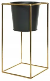 metalowy-kwietnik-oslonka-czarno-zlota-25cm