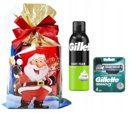 zestaw-prezentowy-gillette-mach-3-pianka-do-golenia-nozyki-4szt