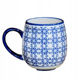 kubek-ceramiczny-niebieski-wzor-390ml