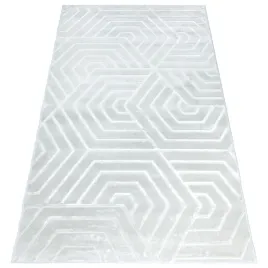 dywanik-chodnik-szary-glamour-ladny-geometryczny-3d-80x150cm-miekki-stylowy