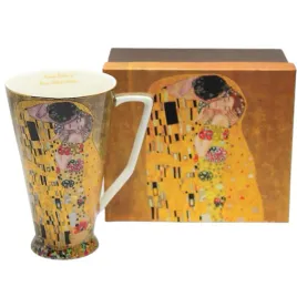 kubek-klimt-pocalunek-500-ml-zloty-duzy-w-pudelku