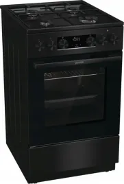 gorenje-kuchnia-gazowo-elektryczna-gks5c70bj-czarna-50cm