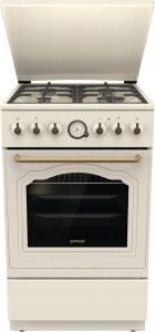 GORENJE Kuchnia gazowo-elektryczna GKS5B70CLI RETRO 50cm