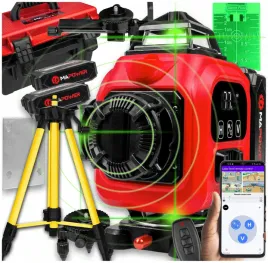 laser-krzyzowy-poziomica-laserowa-4d-plaszczyznowa-zielony-statyw-120-cm
