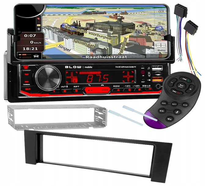 radio-samochodowe-bluetooth-uchwyt-audi-a4-b6-b7