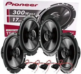 pioneer-glosniki-dwudrozne-vw-passat-b5-przod-tyl