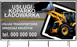 baner-reklamowy-100x50cm-duzy-wybor-wzorow-uslugi-koparko-ladowarka