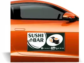magnes-na-samochod-reklama-magnetyczna-60x30-sushi-bar-kuchnia-azjatycka