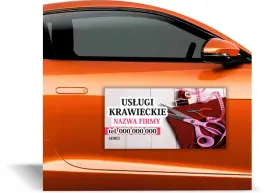 magnes-na-samochod-reklama-magnetyczna-projekt-uslugi-krawieckie