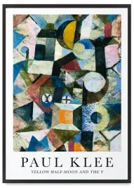 plakat-paul-klee-abstrakcja-malarska-40x50-cm-w-czarnej-ramie