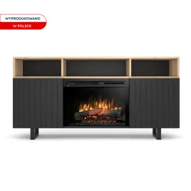 szafka-rtv-z-kominkiem-elektrycznym-1400w-26-xhd-jasny-dab-czarny-trivel