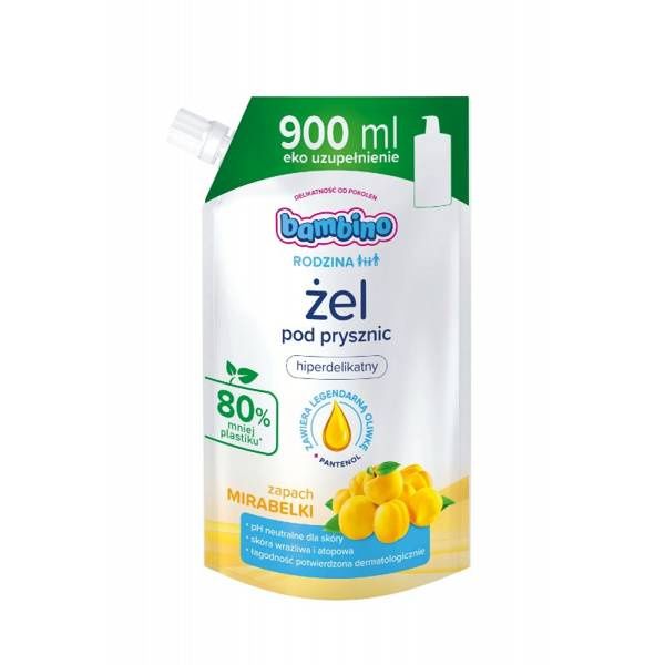 BAMBINO Rodzina żel pod prysznic Mirabelka 900ml-Zdjęcie-0