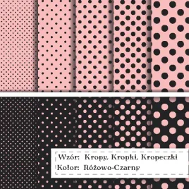 zestaw-papierow-do-scrapbookingu-rozowe-czarne-kropeczki-32x475cm