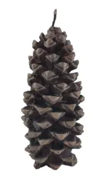 swieca-szyszka-d-70-h150mm-brazowa