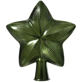 ozdoba-choinkowa-szpic-gwiazda-zielona-szklana-17-cm-polysk