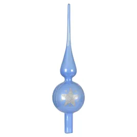 ozdoba-choinkowa-szklany-szpic-31cm-blekitny-w-gwiazdki-polysk