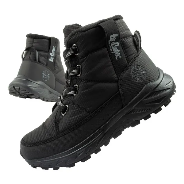 Lee Cooper buty sportowe damskie zimowe trekkingowe ocieplane czarne - 41