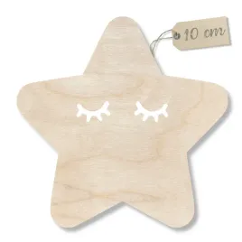 drewniana-zawieszka-dekor-ozdoba-scienna-spiaca-gwiazdka-10-cm