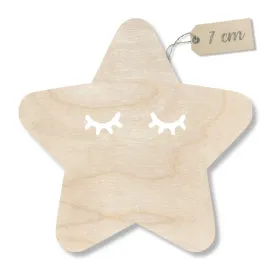 drewniana-zawieszka-dekor-ozdoba-scienna-scrapka-spiaca-gwiazdka-7-cm