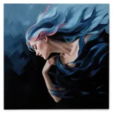 obraz-na-plotnie-abstrakcja-kobieta-100x100-cm