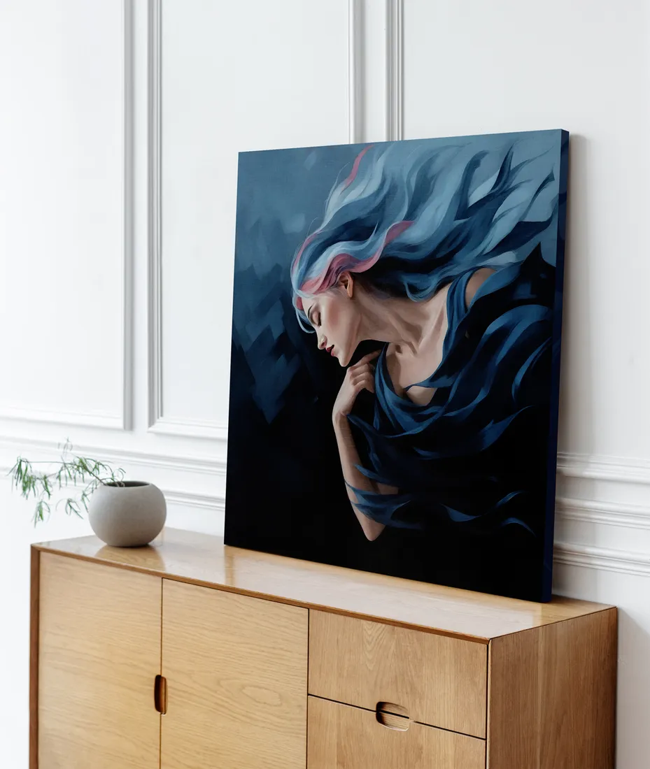 obraz-na-plotnie-abstrakcja-kobieta-100x100-cm