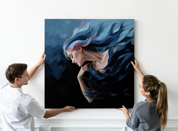 obraz-na-plotnie-abstrakcja-kobieta-100x100-cm-wysokosc-produktu-100-cm