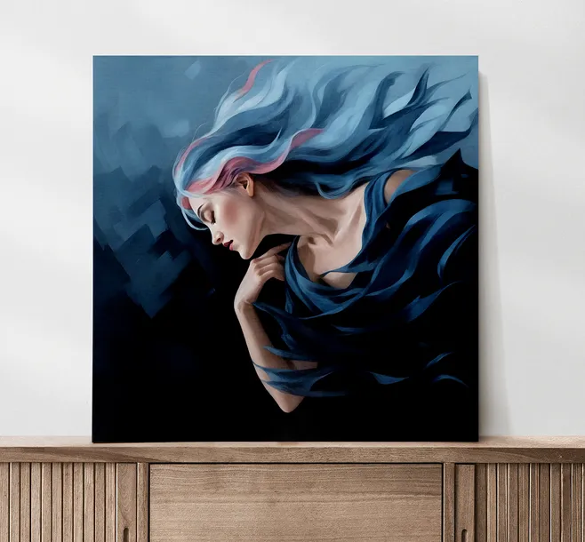 obraz-na-plotnie-abstrakcja-kobieta-100x100-cm-szerokosc-produktu-100-cm