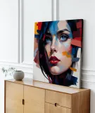 obraz-na-plotnie-abstrakcja-kobieta-100x100-cm-szerokosc-produktu-100-cm