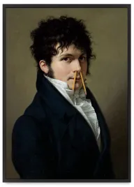 plakat-olowki-w-nosie-portret-61x91-cm-w-czarnej-ramie