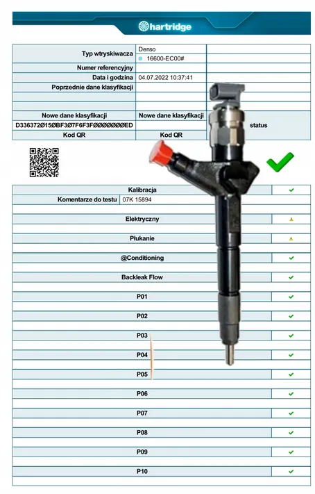 wtryskiwacz-16600-ec00a-nissan-stan-nowy