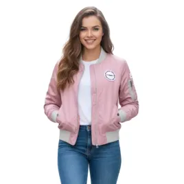 kurtka-damska-bombers-orginal-harmony-bomberka-rozowa