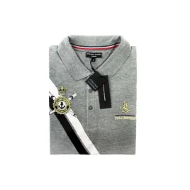 koszulka-meska-jean-louis-scherrer-polo-szara-bawelniana