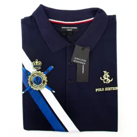 koszulka-meska-jean-louis-scherrer-polo-granatowa-bawelniana