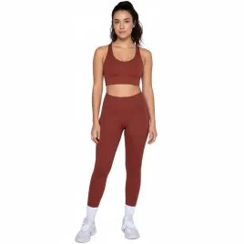 legginsy-damskie-girlfriend-collective-compressive-brazowe-sportowe