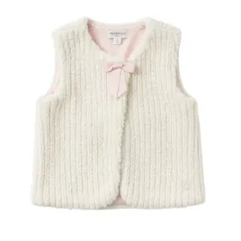 kamizelka-dziewczeca-florine-futrzana-kremowa-bezrekawnik