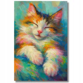 piekny-obraz-kolorowy-kotek-na-plotnie-50x70-prezent-zwierzeta-impasto