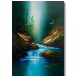sliczny-obraz-lesny-wodospad-na-plotnie-50x70-impasto-prezent-slub-wesele