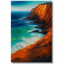 sliczny-obraz-morskie-fale-skaliste-klify-na-plotnie-50x70-impasto-prezent
