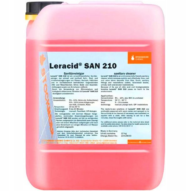 LERACID SAN 210 płyn do mycia sanitariat WC KABINY 