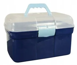 pfiff-100576-skrzynka-6-czesciowy-zestaw-do-czyszczenia-koni-blue