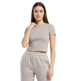 koszulka-damska-reebok-ribbed-krotka-bezowa