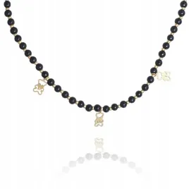 naszyjnik-stal-szlachetna-pozlacany-14k-zlotem-koraliki