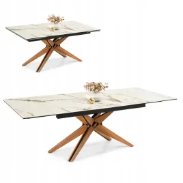 bezowy-marmurowy-stol-rozkladany-260-cm-azzaro-krzyzakowa-podstawa-dab