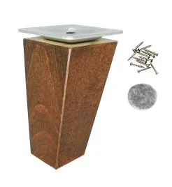 noga-bukowa-10-cm-trapez-bejca-orzech-z-zestawem-montazowym