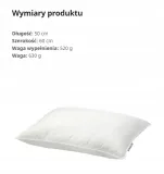 poduszka-skogsfraken-niska-50x60cm-stan-nowy