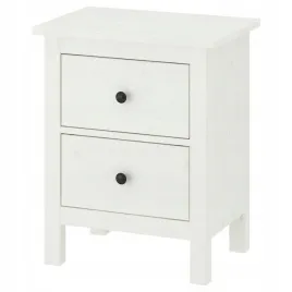 komoda-hemnes-na-kolkach-2-szuflady-bialy-54x66-cm